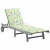 VidaXL Chaise longue de jardin avec coussin Gris Bois d'acacia solide 1 VidaXL Chaise longue de jardin avec coussin Gris Bois d'acacia solide -Bains de soleil Soldes image 1 3061371