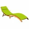 VidaXL Chaise longue de jardin avec coussin Bois d'acacia solide 1 VidaXL Chaise longue de jardin avec coussin Bois d'acacia solide -Bains de soleil Soldes image 1 3061583