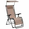 VidaXL Chaise pliable de terrasse Textilène Taupe 2 VidaXL Chaise pliable de terrasse Textilène Taupe -Bains de soleil Soldes image 1 312469