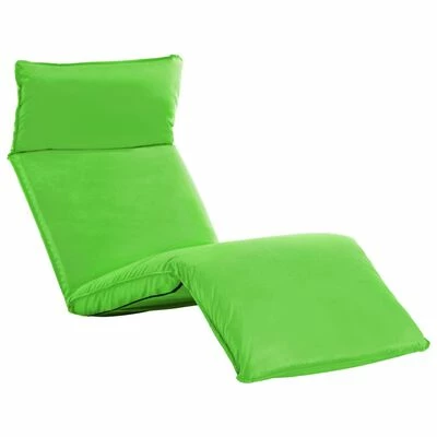 VidaXL Chaise longue pliable Tissu Oxford Vert 3 VidaXL Chaise longue pliable Tissu Oxford Vert