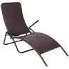 VidaXL Chaise longue pliable Rotin synthétique Marron 2 VidaXL Chaise longue pliable Rotin synthétique Marron -Bains de soleil Soldes image 1 42945