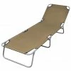 VidaXL Chaise longue pliable avec dossier réglable Taupe 1 VidaXL Chaise longue pliable avec dossier réglable Taupe -Bains de soleil Soldes image 1 44294