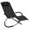 VidaXL Chaise longue pour enfants Acier Noir 1 VidaXL Chaise longue pour enfants Acier Noir -Bains de soleil Soldes image 1 47793