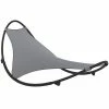 VidaXL Chaise longue à bascule avec roues Acier et textilène Gris 1 VidaXL Chaise longue à bascule avec roues Acier et textilène Gris -Bains de soleil Soldes image 2 317604