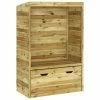 VidaXL Strandkorb avec tiroir 112x60x168 cm Bois de pin solide 1 VidaXL Strandkorb avec tiroir 112x60x168 cm Bois de pin solide -Bains de soleil Soldes image 2 318206