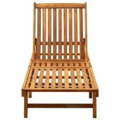 VidaXL Chaise longue de jardin avec coussin Bois d'acacia solide 10 VidaXL Chaise longue de jardin avec coussin Bois d'acacia solide -Bains de soleil Soldes image 3 3061345