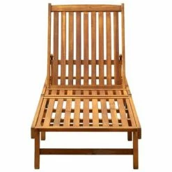 VidaXL Chaise longue de jardin avec coussin Bois d'acacia solide 10 VidaXL Chaise longue de jardin avec coussin Bois d'acacia solide -Bains de soleil Soldes image 3 3061349
