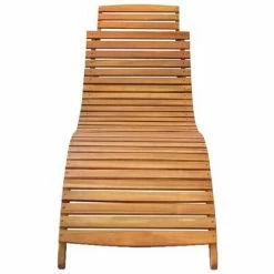 VidaXL Chaise longue de jardin avec coussin Bois d'acacia solide 10 VidaXL Chaise longue de jardin avec coussin Bois d'acacia solide -Bains de soleil Soldes image 3 3061579