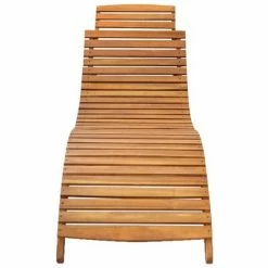 VidaXL Chaise longue de jardin avec coussin Bois d'acacia solide 10 VidaXL Chaise longue de jardin avec coussin Bois d'acacia solide -Bains de soleil Soldes image 3 3061580