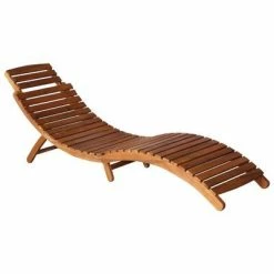 VidaXL Chaise longue de jardin avec table et coussin Bois d'acacia 10 VidaXL Chaise longue de jardin avec table et coussin Bois d'acacia -Bains de soleil Soldes image 3 3061596