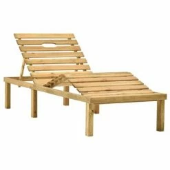 VidaXL Chaise longue de jardin avec table et coussin Pin imprégné 10 VidaXL Chaise longue de jardin avec table et coussin Pin imprégné -Bains de soleil Soldes image 3 3065864