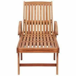 VidaXL Chaises longues 2 pcs avec table et coussin Bois de teck solide 10 VidaXL Chaises longues 2 pcs avec table et coussin Bois de teck solide -Bains de soleil Soldes image 3 3073171