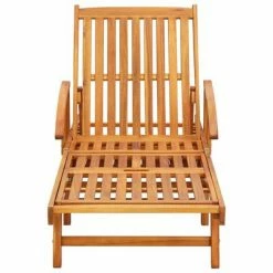VidaXL Chaises longues 2 pcs avec coussins Bois d'acacia solide 10 VidaXL Chaises longues 2 pcs avec coussins Bois d'acacia solide -Bains de soleil Soldes image 3 3077330