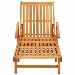 VidaXL Chaises longues 2 pcs avec coussins Bois d'acacia solide 10 VidaXL Chaises longues 2 pcs avec coussins Bois d'acacia solide -Bains de soleil Soldes image 3 3077338