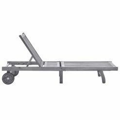 VidaXL Chaise longue Bois d'acacia solide 10 VidaXL Chaise longue Bois d'acacia solide -Bains de soleil Soldes image 3 311872