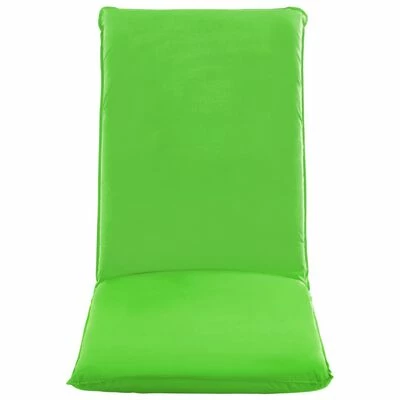 VidaXL Chaise longue pliable Tissu Oxford Vert 5 VidaXL Chaise longue pliable Tissu Oxford Vert – Image 3