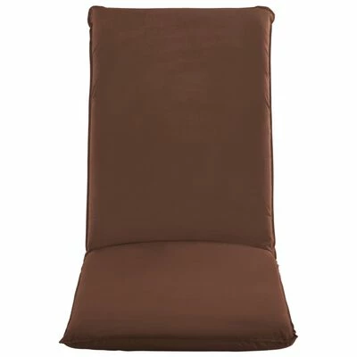 VidaXL Chaise longue pliable Tissu Oxford Marron 5 VidaXL Chaise longue pliable Tissu Oxford Marron – Image 3
