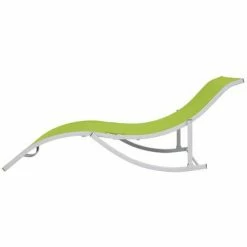 VidaXL Chaises longues pliables 2 pcs Vert Textilène -Bains de soleil Soldes image 3 47787