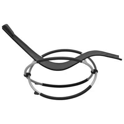 VidaXL Chaise longue pour enfants Acier Noir 5 VidaXL Chaise longue pour enfants Acier Noir – Image 3