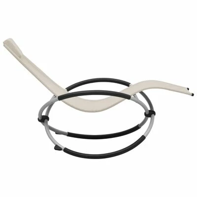 VidaXL Chaise longue pour enfants Acier Crème 5 VidaXL Chaise longue pour enfants Acier Crème – Image 3