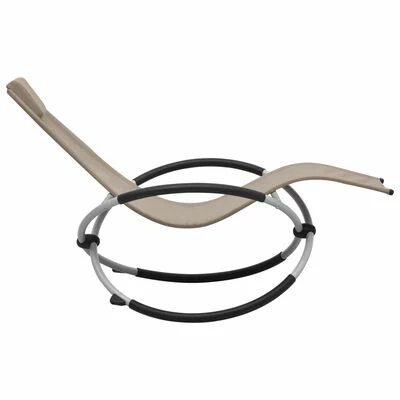 VidaXL Chaise longue pour enfants Acier Taupe 5 VidaXL Chaise longue pour enfants Acier Taupe – Image 3