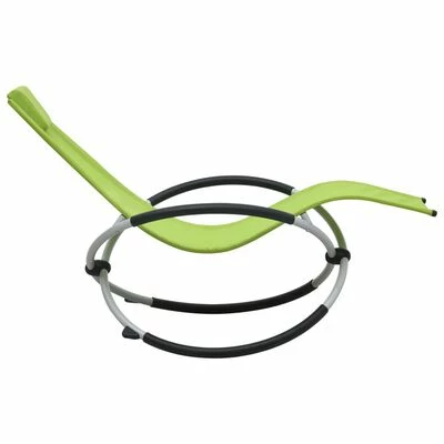 VidaXL Chaise longue pour enfants Acier Vert 5 VidaXL Chaise longue pour enfants Acier Vert – Image 3