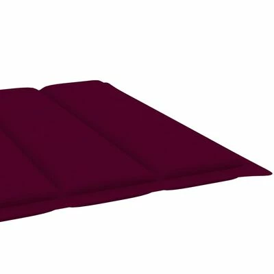 VidaXL Chaise longue de jardin avec coussin Bois d'acacia solide 6 VidaXL Chaise longue de jardin avec coussin Bois d'acacia solide – Image 4