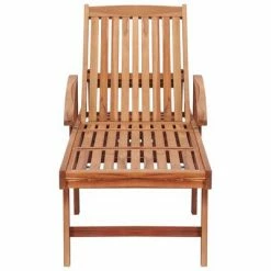 VidaXL Chaise longue avec coussin bleu royal Bois de teck solide 11 VidaXL Chaise longue avec coussin bleu royal Bois de teck solide -Bains de soleil Soldes image 4 3063016