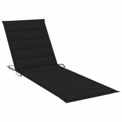 VidaXL Chaise longue double et coussins noir Pin imprégné -Bains de soleil Soldes image 4 3065886