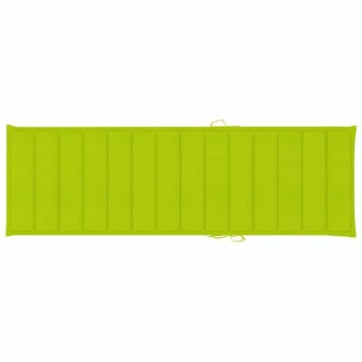 VidaXL Chaise longue de jardin avec table et coussin Pin imprégné 6 VidaXL Chaise longue de jardin avec table et coussin Pin imprégné – Image 4