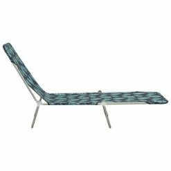 VidaXL Chaises longues pliables 2 pcs Acier et tissu Motif de feuilles 11 VidaXL Chaises longues pliables 2 pcs Acier et tissu Motif de feuilles -Bains de soleil Soldes image 4 310346