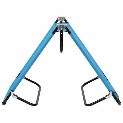 VidaXL Chaise longue pliable Acier Bleu turquoise 6 VidaXL Chaise longue pliable Acier Bleu turquoise – Image 4