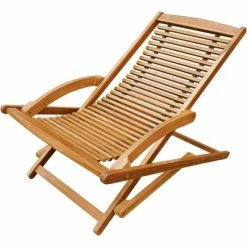VidaXL Chaise de terrasse avec repose-pied Bois d'acacia solide 11 VidaXL Chaise de terrasse avec repose-pied Bois d'acacia solide -Bains de soleil Soldes image 4 41806