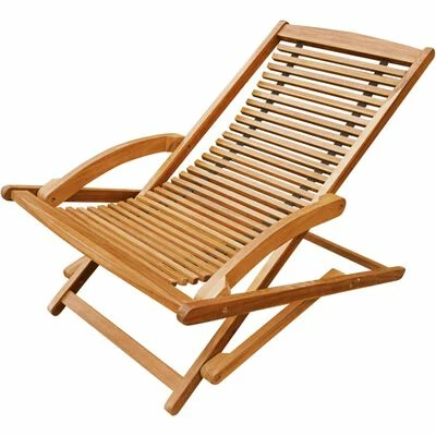 VidaXL Chaise de terrasse avec repose-pied Bois d'acacia solide 6 VidaXL Chaise de terrasse avec repose-pied Bois d'acacia solide – Image 4