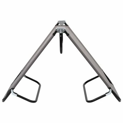 VidaXL Chaise longue pliable Gris Acier 6 VidaXL Chaise longue pliable Gris Acier – Image 4