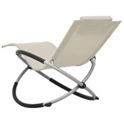 VidaXL Chaise longue pour enfants Acier Crème 11 VidaXL Chaise longue pour enfants Acier Crème -Bains de soleil Soldes image 4 47794
