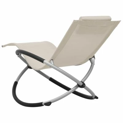 VidaXL Chaise longue pour enfants Acier Crème 6 VidaXL Chaise longue pour enfants Acier Crème – Image 4