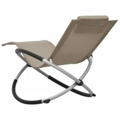 VidaXL Chaise longue pour enfants Acier Taupe 11 VidaXL Chaise longue pour enfants Acier Taupe -Bains de soleil Soldes image 4 47795