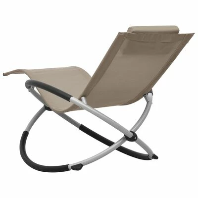VidaXL Chaise longue pour enfants Acier Taupe 6 VidaXL Chaise longue pour enfants Acier Taupe – Image 4
