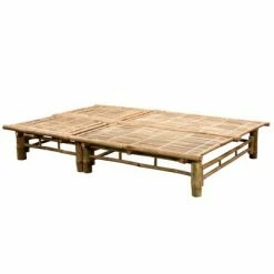 VidaXL Chaise longue pour 2 personnes avec coussins Bambou 12 VidaXL Chaise longue pour 2 personnes avec coussins Bambou -Bains de soleil Soldes image 5 3063953