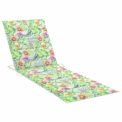VidaXL Chaise longue double avec coussins motif feuilles Pin imprégné 7 VidaXL Chaise longue double avec coussins motif feuilles Pin imprégné – Image 5