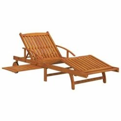 VidaXL Ensemble de chaises longues 2 pcs et table Bois d'acacia massif -Bains de soleil Soldes image 5 3104966
