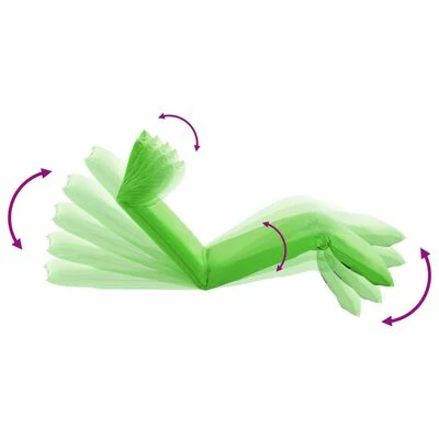 VidaXL Chaise longue pliable Tissu Oxford Vert 7 VidaXL Chaise longue pliable Tissu Oxford Vert – Image 5