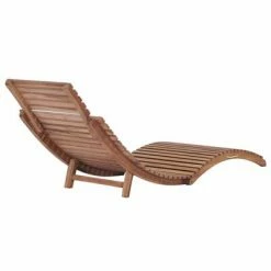 VidaXL Chaise longue pliable Bois de teck solide -Bains de soleil Soldes image 5 44666