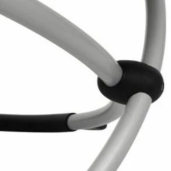 VidaXL Chaise longue géométrique d'extérieur Acier Taupe 12 VidaXL Chaise longue géométrique d'extérieur Acier Taupe -Bains de soleil Soldes image 5 47775