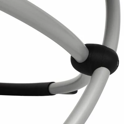 VidaXL Chaise longue géométrique d'extérieur Acier Taupe 7 VidaXL Chaise longue géométrique d'extérieur Acier Taupe – Image 5