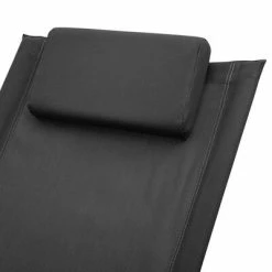 VidaXL Chaise longue pour enfants Acier Noir 12 VidaXL Chaise longue pour enfants Acier Noir -Bains de soleil Soldes image 5 47793