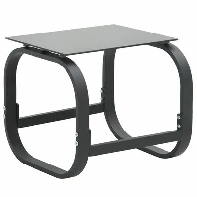 VidaXL Chaises longues 2 pcs avec table Textilène et aluminium 7 VidaXL Chaises longues 2 pcs avec table Textilène et aluminium – Image 5