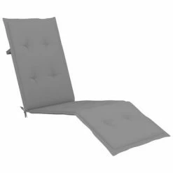 VidaXL Chaise de terrasse avec repose-pied et coussin Acacia solide 13 VidaXL Chaise de terrasse avec repose-pied et coussin Acacia solide -Bains de soleil Soldes image 6 3064015
