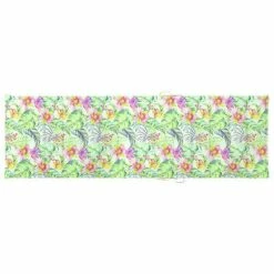 VidaXL Chaise longue avec coussin motif feuilles Bois de pin imprégné 13 VidaXL Chaise longue avec coussin motif feuilles Bois de pin imprégné -Bains de soleil Soldes image 6 3065861